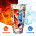 thumbnail image 5 of KLL Frog Sitting On Mushroom Print 40oz Stainless Steel Insulated Car Cup with Spillproof Lid - Keep Your Drink Hot or Cold on the Go-Without Straw, 5 of 8