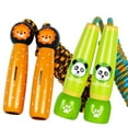 thumbnail image 4 of Corde à Sauter pour Enfants Mignonne Dessin Animé Manche en Bois Réglable Corde à Sauter Corde d'Exercice, 4 of 7
