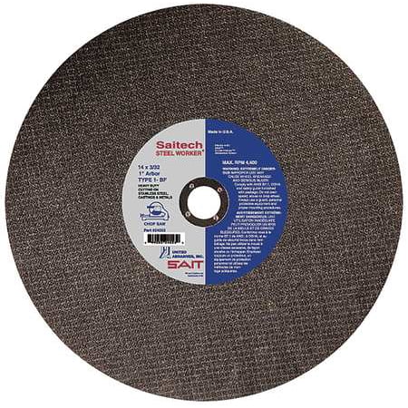14 Inch Cut Off Wheel - UNITED ABRASIVES-SAIT 24053 CutOff Whl,SAITECH,14