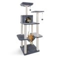 thumbnail image 3 of Cat Tree Furniture Tower Climb Activity Tree Scratcher Play House Kitty Tower Furniture Pet Play House ShopWise Round, 3 of 18