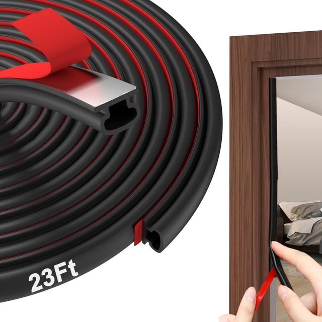 Sello de puerta con burlete, de goma autoadhesiva, 7 m, de Alophoty