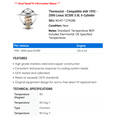 thumbnail image 2 of Thermostat - Compatible with 1992 - 2000 SC300 3.0L 6-Cylinder 1993 1994 1995 1996 1997 1998 1999, 2 of 2