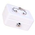 thumbnail image 3 of Metal Cash Box with Money Tray Lock Box, Mini Money Saving Organizer for Household Cash Management, Portable Money Storage Safe for Car, 3 of 7