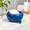 Blue, variant on Blue Glazed Ceramic Soap Dish Holder With Drain For Shower Bathroom Kitchen Sink
