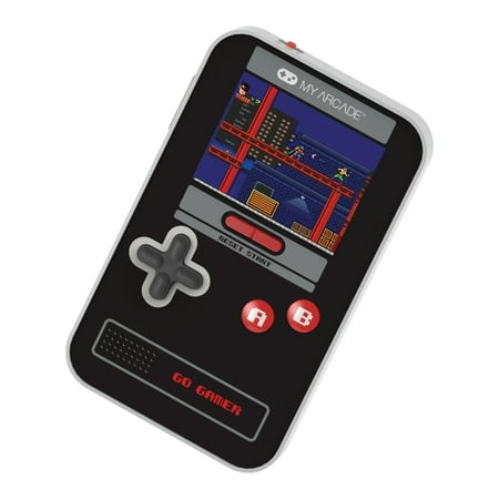 My Arcade 300-in-1 Handheld Video Game System, Black & Red