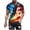 Light Blue, variant on Mens 4th of July Shirts 250th Anniversary American Flag Eagle Short Sleeve T-Shirt Memorial Day Patriotic Tee Tops