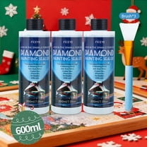 600ml Diamond Art Sealer Kits for Adults, Large Capacity Glue as Diamond Painting Accessories and Jigsaw Puzzles Tools