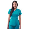 thumbnail image 1 of Adar Pro Scrubs For Women - Tailored Peplum Scrub Top, 1 of 6