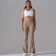 thumbnail image 2 of Gibobby Leggings yoga mujer Moda de mujer Europa y Unidos No T Line Medias de pierna ancha Levantamiento de cadera Yoga Flare Cintura alta Pantalone(Caqui,CH), 2 of 5