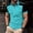 Sky Blue, variant on Fnnxeal Mens Polo Shirts Button Short Sleeve Collared Casual Pullover Summer Polo Green Shirts for Men Size S