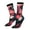 2 Black-1, variant on Red Flame Wolf Head Print Adult Socks for Men & Women,Calf Socks, Ankle Socks,Boots Socks,Breathable Casual Sock,Unisex Crew Socks