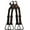 Black, variant on Showman Heavy Duty Nylon Buddy Stirrups  (Brown)