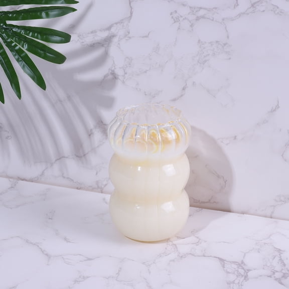 1 Pcs 18oz Drinking Glasses ,Cocktail Glasses,Cup for Iced Coffee Glasses,Beer Glasses,Ideal for Water,Soda,Tea(Ripple)