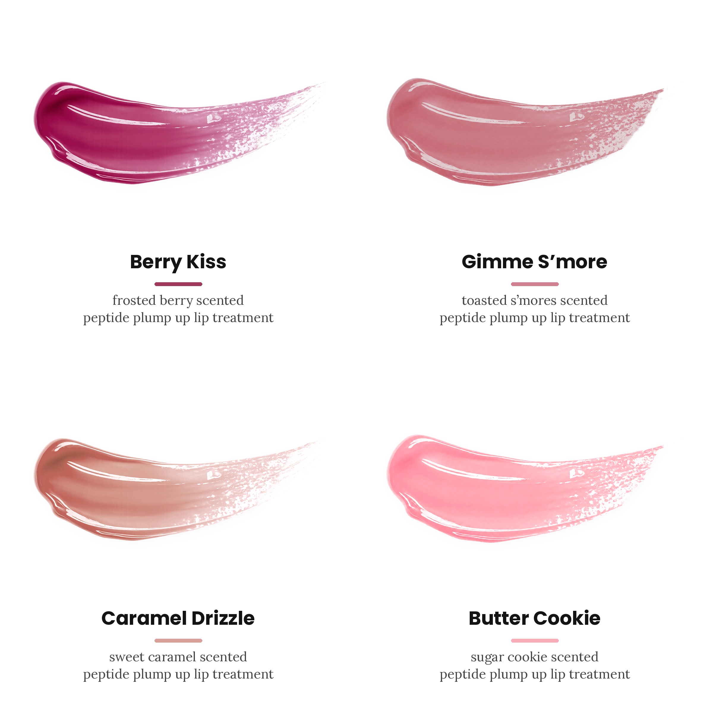Holler Sweet Glaze Peptide-Infused Lip Treatment Set, 4 Pc photo 3