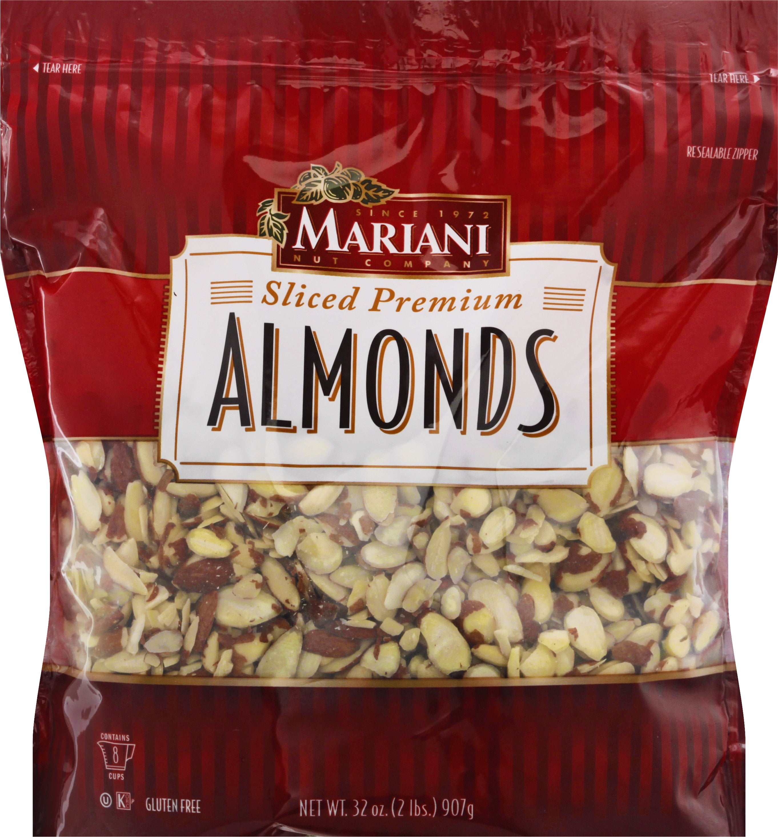 Mariani Sliced Premium Almonds, 2 lbs