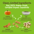 thumbnail image 4 of COOKIE PAL Pumpkin & Chia Biscuits Human Grade and Organic Dog Treats 300g, 4 of 8