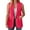 Hot Pink, variant on Women's Sleeveless Coat Solid Color Cardigan Suit Casual Lapel Cardigan Jacket With Pockets Wool Winter Coat Agency Jacket Womens Snowboarding Jacket Button Trench Coat Women Fir Coat Long Duster Coat