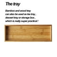 thumbnail image 3 of ENTASSER Non-Slip Bamboo Tray for Bathroom, Premium Bamboo Bathroom Accessories, Bathroom Traysstyle2, 3 of 5