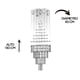 thumbnail image 5 of Candil de Cristal Cortado Gamalux Williams Krystal Barquillo de 5 Luces, 5 of 5
