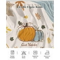 thumbnail image 5 of Thanksgiving Fall Bed Skirt King Size 18 Inch Drop, Boho Cute Cartoon Pumpkin Wrap Around Dust Ruffle Bedskirts, Wrinkle & Fade Resistant Easy Fit Bedskirt with Adjustable Elastic, 5 of 8