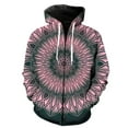 thumbnail image 1 of Sudadera con capucha y cremallera de mandala para hombre, estilo Harajuku, con estampado 3D, de manga larga, informal, estilo hip hop, divertida, con capucha, 1 of 6