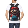 thumbnail image 5 of Lsque Mario Backpack for Men and Women - Durable 600D Oxford Cloth -Large Capacity, Water-Resistant School, Travel, and Hiking Bag, 5 of 7