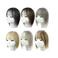 thumbnail image 2 of Fiudx Peluca Natural, Peluca con Flequillo, Peluca Frontal con Clip Ajustable, Peluca Corta con Extensiones Teñibles, Ideal para Citas, Fiestas y Bodas, Estilo Elegante para Mujer, Cómoda para Usar T, 2 of 7
