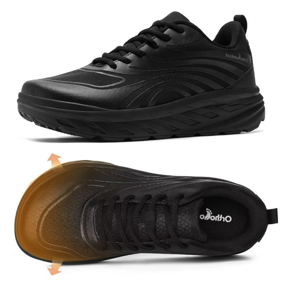 Women's Orthopedic Diabetic Wide Running Shoes: Comfortable Casual Arch Support Plantar Fasciitis Sports Sneakers