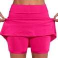 thumbnail image 2 of Clothing 2025 Women's High Waisted Tennis Skirts Tummy Control Pleated Golf Skorts Skirts for Women with Shorts Pockets Hot Pink Tennis Skirts for Women XL, 2 of 9