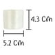 thumbnail image 5 of Rollo De Hilo Elastico Para Bisuteria Pulseras Collar Nylon blanco 7 mm x 100 mts, 5 of 5