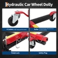 thumbnail image 2 of Ensemble de Vérins de Diable – Hydraulique 1500 lb, Lot de 2 – Levée à Pédale et Roulettes à 360° – Acier Q235 – Voitures, VUS, Camions et VTT – Résistant à la Rouille – Réparation Auto, 2 of 8