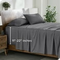 thumbnail image 1 of Bare Home 22" Extra Deep Pocket Sheet Set - Premium 1800 Collection - Ultra-Soft - Queen, Gray, 1 of 8