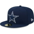 thumbnail image 3 of Men's New Era Navy Dallas Cowboys  Main Patch 59FIFTY Fitted Hat, 3 of 6