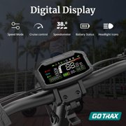 GOTRAX Odyssey Adult Electric Scooter with 11 pneumatic tires, 38 mph & 45 mile range, Dual 650W, 330lbs Max Load, Foldable, Black