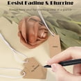 thumbnail image 5 of Price Tags with String Attached, 100pcs 1.4 x 0.8 Inch Kraft Paper Hangtags, Marking Merchandise Strung Writable Label Hang Tags for Pricing, Gift, Jewelry, Clothing, 5 of 9