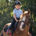 thumbnail image 3 of KERRITS Kids' Ice Fil Lite Short Sleeve Riding Shirt, Color: Carolina Blue, Size: S, 3 of 7