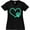 AB-Black, variant on Inktastic Teal Heart With Paw Print Women's Plus Size V-Neck T-Shirt