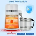 thumbnail image 5 of OUTGOODS Countertop Water Distiller 1Gal/4L-6L, 750W-900W, Stainless Steel, White Plastic/Glass, 5 of 9