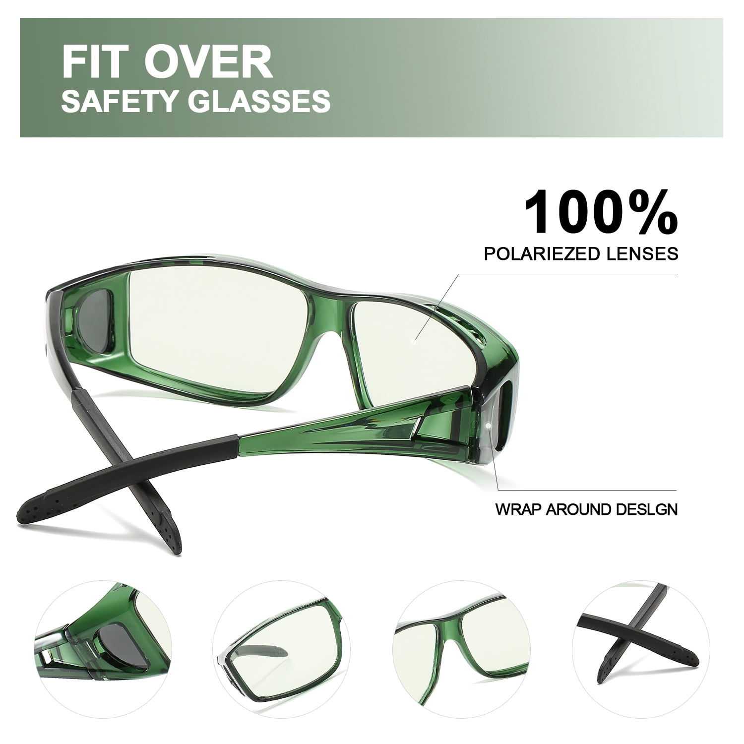 LVIOE Fit Over Blue Light Blocking Glasses and Computer Eyewear- Wear Over Prescription Glasses/ Reading Glasses/ RX Glasses