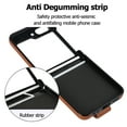thumbnail image 2 of TECH CIRCLE Case for Galaxy Z Flip 5, Classic PU Leather Adjustable Wristband Kickstand Anti-Scratch Shockproof Protection Cover for Samsung Galaxy Z Flip 5 5G 2023,Brown, 2 of 8