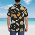 thumbnail image 6 of French Cheese France Food Picnic Hawaiian Shirts For Men, Summer Short-Sleeve Relaxed-Fit Button-Down Shirts Small, 6 of 9