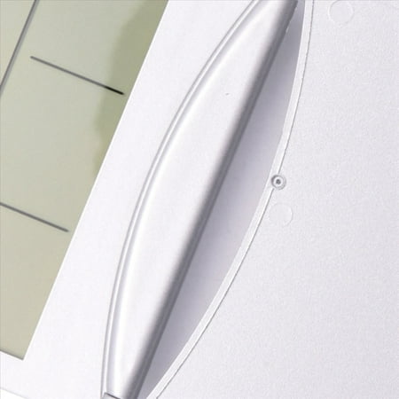 2X Digital Travel Alarm Clock Battery Operated Large Number Display Clock with Temperature 12/24H Small Desk Clock,2 x digital clock(Built-in Button Battery),Silver