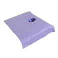 thumbnail image 3 of GUOOL 3pcs Sectional Cosmetic Massage Table Bed Sheet Cover with Breath Hole, Cotton, Lilac, 3 of 4