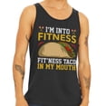 thumbnail image 2 of Fitness Taco in My Mouth Tank Top Unisex X-Small Black, 2 of 5