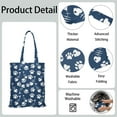 thumbnail image 5 of Vintage Cat Tote – Aesthetic Cat Print Canvas Bag, 5 of 7