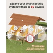 X-Sense 2.4GHz Wi-Fi Smart Home Hub & Base Station, Connect Up to 50 Devices for Home Safety Network, SBS50