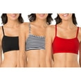 thumbnail image 3 of Fruit of the Loom Women's Spaghetti Strap Cotton Sports Bra, 3-Pack, Style-9036, 3 of 6