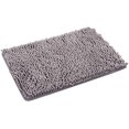 thumbnail image 4 of Bathroom Rugs Chenille Bathroom Rug 16x24 Inch Super Soft Thick Chenille Rug Absorbent Quick Dry Shaggy Bath Mat Carpet for Bathtub, Shower and Sink, Grey, 4 of 7