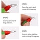 thumbnail image 2 of 15 Uds Broches Pesca Clips Señuelo Rápido Fáciles Y Seguros para Señuelos Moscas, 2 of 8