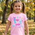 thumbnail image 5 of First Grade Shirt for Girls Trendy Floral Pennant Flag Back to School 1st Grade Girl Tee Pink Shirt Youth Large, 5 of 8